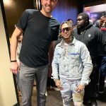 Lil Pump Instagram - MET 2 GOATS BUT THEY STILL CANT BEAT ME AT 2K 😂❤️ HAPPY BIRTHDAY LUKA 🙌🏽🦾