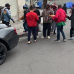 Lil Pump Instagram - Feels good to give back Pizza party on skidrow God bless everyone ✌🏽