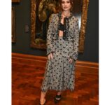 Lily James Instagram - 🖤 all about @erdem 🖤 and me and @billiepiper shot by @bella_bradbury 👯‍♀️