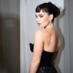 Lily James Instagram - My full @charlottetilbury 90’s inspired glam for the Met Gala, by @valeriaferreiramakeup and Hair by @halleybrisker 🤍 Captured by @matteaston Styled by @rebeccacorbinmurray in Couture @tamararalph and @onlynaturaldiamonds @debeersofficial 🖤 Skin prep @charlottetilburyskincare and @sadaf_jaffari taking care of my skin Nails @betina_goldstein and sun kissed by @skj and finally @_nicgoodwin putting me altogether. Love my team. Artists. You make it special xxxx
