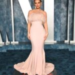 Lily James Instagram - Pink on pink. A Vanity Fair throw back. 💗 by @pipbourdillon in @versace and @cartier Beverly Hills, California