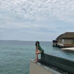 Lily James Instagram - Magical island. @joalibeing I could have stayed forever 🌊💙 #wellbeing JOALI BEING