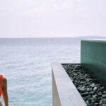 Lily James Instagram - Magical island. @joalibeing I could have stayed forever 🌊💙 #wellbeing JOALI BEING