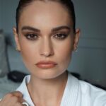 Lily James Instagram - These legends at TIFF @valeriaferreiramakeup @benskervin 🤍LOVE YOU Thank you so much as always xx