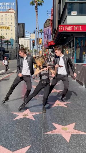 Lindsey Stirling Instagram - Hollywood rhythms with @lindseystirling ⭐️ 

#reels #hollywood #exploremore #lindseystirling #dance