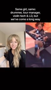 Lindsey Stirling Instagram - See you tomorrow #lollapalooza #paris