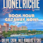 Lionel Richie Instagram - Don’t miss your chance to join Lionel Richie, Sheryl Crow & Friends live at Atlantis Bahamas, as part of a 3-night getaway to paradise! Indulge in the luxurious accommodations, intimate performances by Lionel Richie and friends, and so much more. Book now at the link in bio. See you there! #lionelrichie #atlantisbahamas #paradiseisland #bahamas