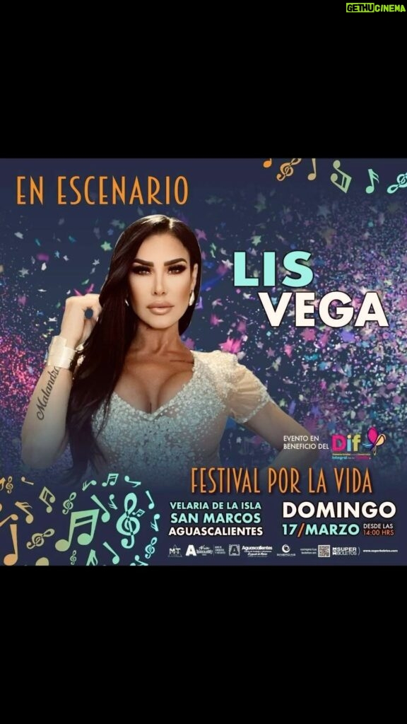 Lis Vega Instagram - NOS VEMOS ESTE DOMINGO 17 AGUASCALIENTES en el FESTIVAL POR LA VIDA ♾️🫶🏼🇲🇽 Un evento magnánimo en beneficio del DIF donde el corazón es el conducto Y LA UNIÓN Estaré conduciendo parte del evento y cantando con mucho amor , LOS ESPERAMOS 🫶🏼 Estarán Muchos artistas unidos por una misma causa , ayudar a los que más nos necesitan ✨✨✨#juntossomosmasfuertes ♾️🫶🏼 @rubenrojasmanager 🫶🏼 @quique_yeye 🫶🏼 #actriz #conductora #latina #cantante #mexico #cubana #mexicana Aguascalientes, Aguascalientes