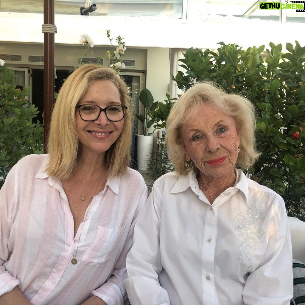 Lisa Kudrow Instagram - With my beautiful mother in law in Cannes.
