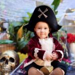 Lisa Vanderpump Instagram – Our handsome little pirate’s 1st Halloween! Captain Teddy 😍🧸🎃