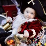 Lisa Vanderpump Instagram – Our handsome little pirate’s 1st Halloween! Captain Teddy 😍🧸🎃