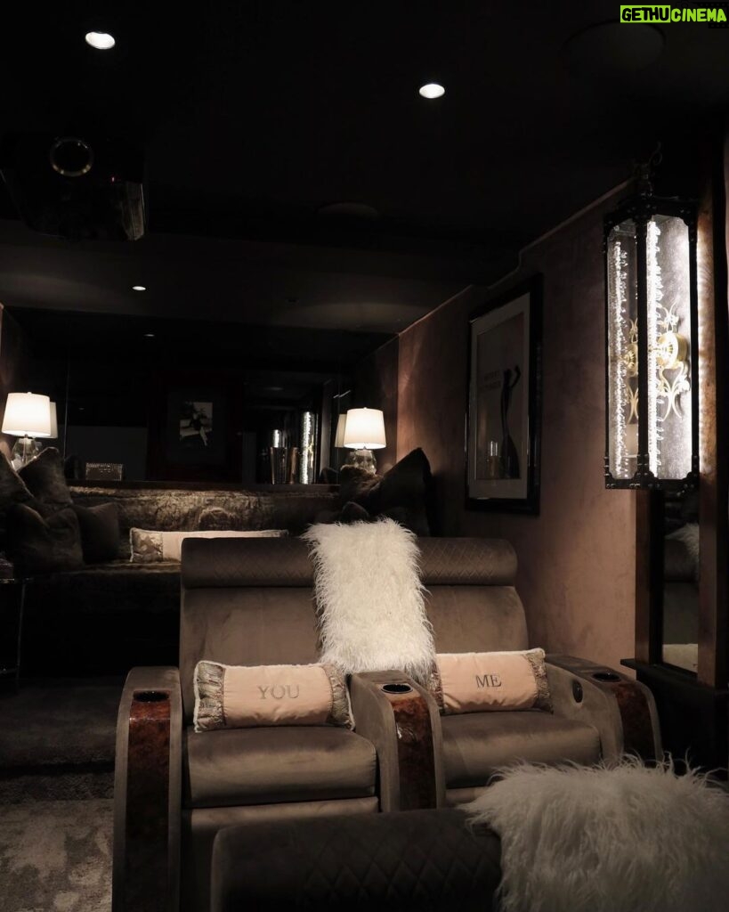 Lisa Vanderpump Instagram - Love our new sexy refurbished media room and wine cellar 😍 Thank you @elitehts for making these beautiful chairs (and thank you Tara - dealing with an obsessively compulsive designer is not easy but you made it so!) and of course @vanderpumpalain for the stunning lights. #VanderpumpAlain #FauxFur