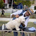Lisa Vanderpump Instagram - Thank you so much to everyone who came out to support @vanderpumpdogs World Dog Day this year, co-sponsored by @wehocity , and presented by @nutrisourcepetfoods . It’s been a very challenging time, with so much sadness prevalent in the world right now, and it’s made us appreciate our furry friends even more. So much work goes into planning our events to raise awareness about our fight to end global dog abuse, so to have everyone’s support means so much. Thank you @lancebass @michaelturchinart for MCing, @scheana @raquelleviss @dr.evanantin @jorge_bendersky for judging our doggy fashion show! And thank you to my friend @trixiemattel for your support, and for everyone who showed up! @tomsandoval1 @twschwa @arianamadix @musickillskate @kymwhitley 📸 by @nikkiryanphotography & @edmundprieto