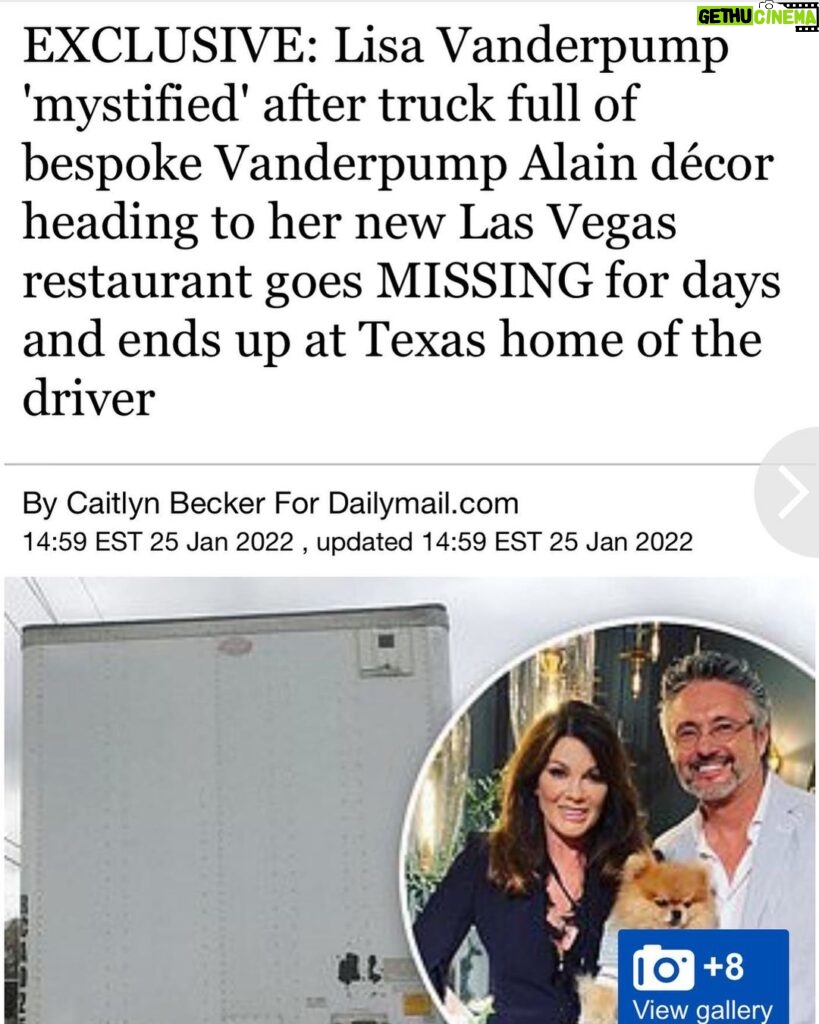 Lisa Vanderpump Instagram - Where’s my stuff??? 😂 @vanderpumpalain @vanderpumpparis @dailymail #dailymail