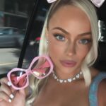 Liv Morgan Instagram - This Barbie is a WWE Champion ✨💞 Thank you for having me @wbpictures @mattel 🖤🙏 & Thank you to the very best glam squad a Barbie could ask for 🥹 Styled by: @kingtroi Hair: @hayleyheckmann Makeup: @erosmua Tan: @isabelalysa Los Angeles, California