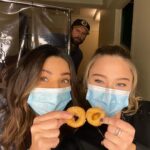 Lizzy Greene Instagram – wishing you a happy early thanksgiving !!🥰 @florianalima @jamesroday 🍩