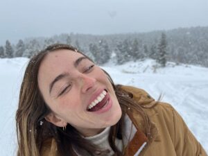 Logan Lerman Instagram - Yesterday was my best friend’s birthday. She truly makes every day better and brighter. I wake up every morning feeling like  the luckiest guy in the world knowing I have this one in my life. This bday we learned how to ski. Here’s to many more adventures together. Love you, Anita. @analuisacorrigan