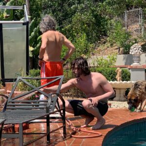 Logan Lerman Instagram - Influencer shit with my dad
