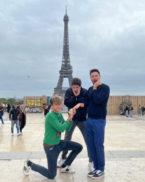 Lorenzo Ostuni Instagram - Tour Eiffel moments 💕