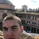 Louis Partridge Instagram - When In Rome pt.2 except I found a beautiful terrace with a little arch and a big Oscar Rome, Italy