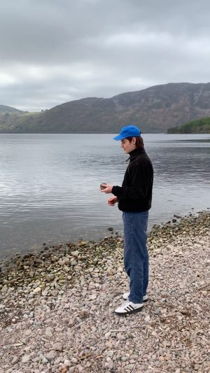 Louis Partridge Instagram - One day I’ll sack off the acting and skim stones for a living
