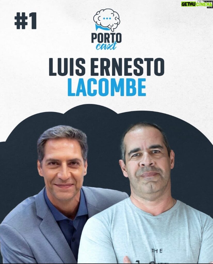 Luís Ernesto Lacombe Instagram - Hoje, às 20h, estreia o PORTO Cast, do meu amigo @ppmelo . É no YouTube. #pauloportodemelo #portocast #podcast #estreia