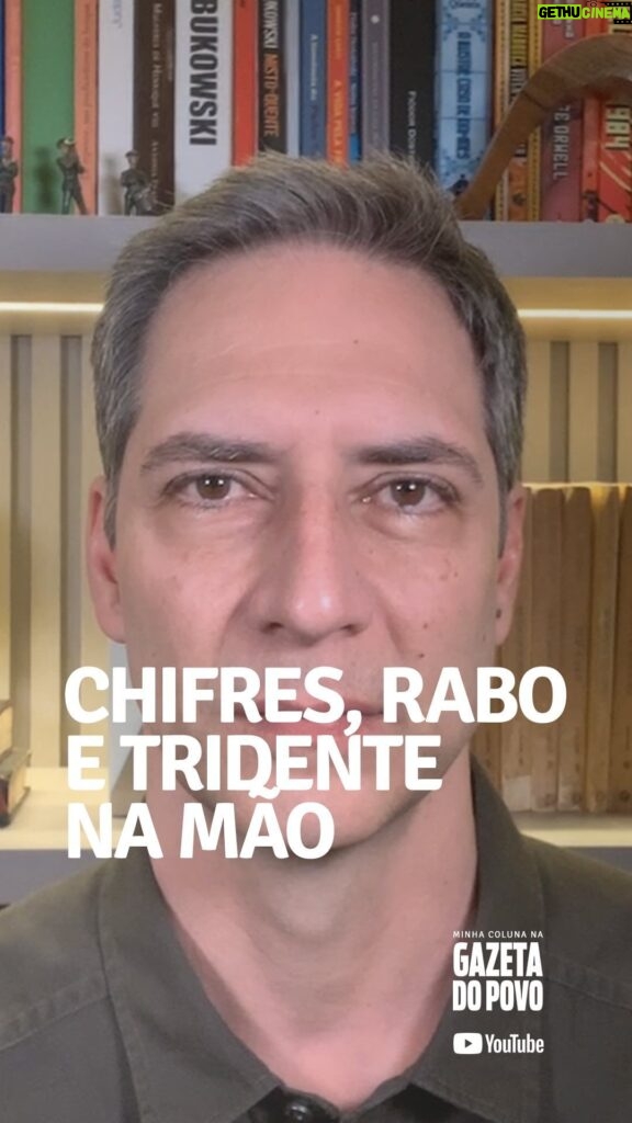 Luís Ernesto Lacombe Instagram - CHIFRES, RABO E TRIDENTE NA MÃO - minha coluna na GAZETA DO POVO @gazetadopovo #opinião #artigo #coluna #crônica #jornalismo #jornalista #colunista #cronista #articulista #jornal #gazetadopovo #gazeta