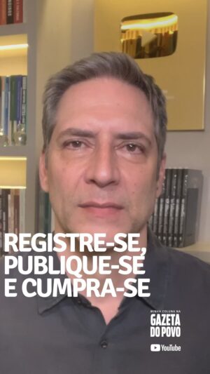 Luís Ernesto Lacombe Instagram - REGISTRE-SE, PUBLIQUE-SE E CUMPRA-SE - minha coluna na GAZETA DO POVO

@gazetadopovo

#opinião #artigo #coluna #crônica #jornalismo #jornalista #colunista #cronista #articulista #jornal #gazetadopovo #gazeta