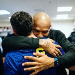 Luís Figo Instagram - Geo 11- Inter forever 0-2 siempre una bella emozione entrare en campo con questa maglia.💙🖤💙🖤Grazie Georgia Batumi, Georgia