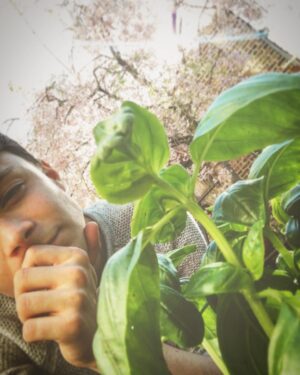 Lucas Jade Zumann Instagram - Gardening to welcome the spring. 🌱🌿🌺🌾
