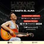 Luciano Pereyra Instagram – Felicidad es saber que en mayo nos vamos a volver a encontrar y a cantar en el @movistararenaar !!!!! ❤️❤️❤️ Sumamos 2 nuevas citas!!!!!!!🎉🎉🎉 Ahi nos vemos!!!! #HastaElAlmaTour 

🎫 bit.ly/LPMovistarArena Movistar Arena Argentina
