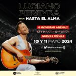 Luciano Pereyra Instagram - Felicidad es saber que en mayo nos vamos a volver a encontrar y a cantar en el @movistararenaar !!!!! ❤️❤️❤️ Sumamos 2 nuevas citas!!!!!!!🎉🎉🎉 Ahi nos vemos!!!! #HastaElAlmaTour 🎫 bit.ly/LPMovistarArena Movistar Arena Argentina