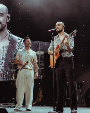 Luciano Pereyra Instagram - Nuestra hermosa noche en el #MovistarArena en pics 🫶🏼🫶🏼
📸 @ale.cavalheiro 🥇