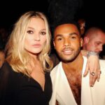 Lucien Laviscount Instagram - Thank you to the @britishfashioncouncil for a lovely evening & to the incredibly inspiring and wonderful soul that is @charlottetilbury THANK YOU for being you 🖤 London, United Kingdom