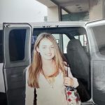 Lucy Hale Instagram - found this photo from when I was 14. It was my first time in LA in 2003 for American Juniors. My mom took this right when we got to the hotel from LAX. Holy time warp & Abercrombie outfit 🥹 Slide for @katelyntarver