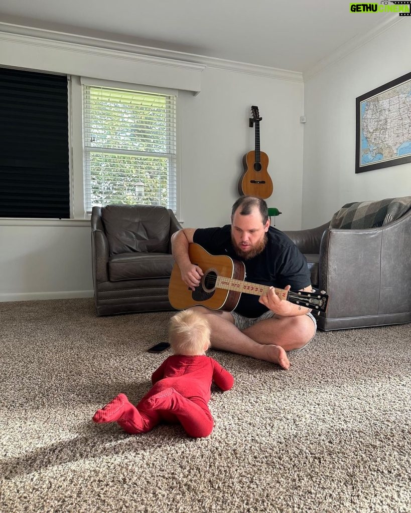 Luke Combs Instagram - I got a youngin’ of my own He’s too young to understand it When he gets a little older Watching the stage where I’m standing He’ll know it’s about him when he hears me sing I’ll take you with me