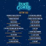 Luke Combs Instagram – Here it is – the full track list for my new album Gettin’ Old – out March 24!

#lukecombs