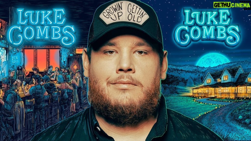 Luke Combs Instagram - Now does it all make sense? Haha. Kudos to everyone who called it! And swipe to see it from start to finish. Gettin’ Old the album out March 24. “Growin’ Up and Gettin’ Old” the song out now! #lukecombs