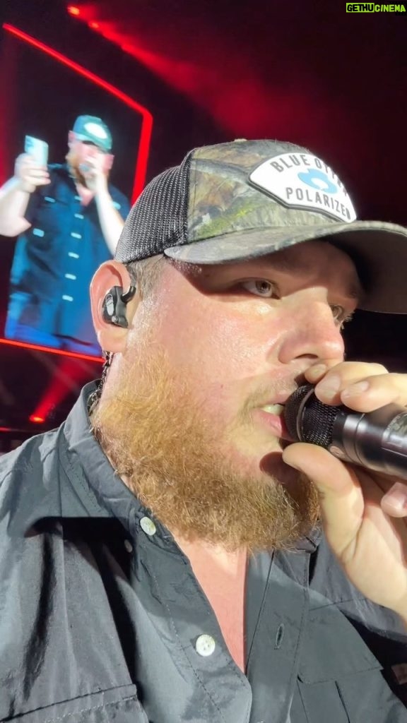 Luke Combs Instagram - Almost forgot to give the phone back…
