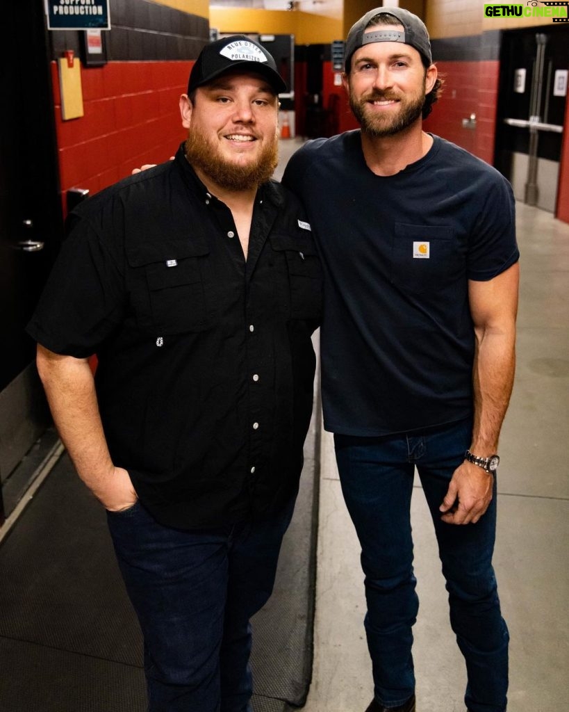 Luke Combs Instagram - “Different ‘Round Here” featuring yours truly is out now! Thanks to my buddy @rileyduckman for having me on this one. Y’all check it out!!