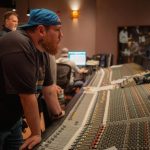 Luke Combs Instagram - Good to be back in the studio today… 📸: @zackmassey