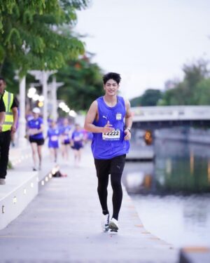 Luke Ishikawa Plowden Instagram - Thanks everyone for an incredible morning run! 

#lazadarunthailand2023 
#pumathailand