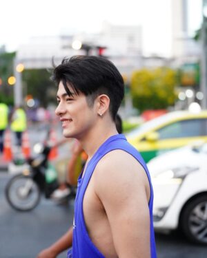 Luke Ishikawa Plowden Instagram - Thanks everyone for an incredible morning run! 

#lazadarunthailand2023 
#pumathailand