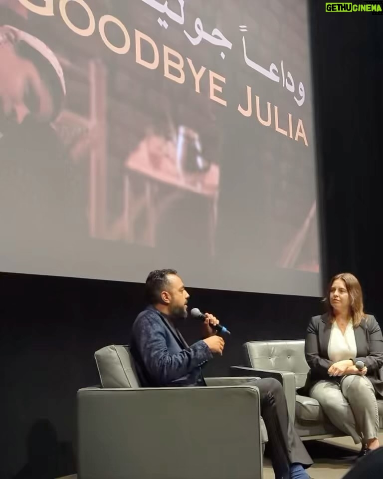 Lupita Nyong'o Instagram - Friday night, I had the pleasure of presenting “Goodbye Julia” alongside @mohamed_kordofani, to the audience at @creativeartistsagency. This is such a fantastic film and I feel truly honored to be a part of its journey across the world ❤️