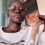 Lupita Nyong'o Instagram - Introducing my new companion, Yoyo! I have historically been afraid of cats, but when my life was altered instantly recently, a little voice whispered to me that it was time to embrace change and new possibilities. So, a dear friend (shoutout Palmer Hefferan!) held my hand through the process and took me to visit my first animal shelters. I fostered Yoyo from Best Friends Adoption Center, and 3 days into it, I knew I could not give him up. What I have learned about him already: • He LOVES company • He LOVES his food • He is extremely careful and rarely drops things • He is very picky about his wand toys • He only drinks running water • The bugs in the house don’t stand a chance • He can’t be trusted around supplements! I never understood people whose phones were full of photos and videos of their pets - now I am one of those people! It may look like I saved Yoyo, but really, Yoyo is saving me. #YOYOYYO #Caturday And shoutout to the fantastic staff at @bestfriendsanimalsociety for being so warm, helpful and patient with me!