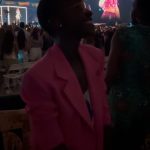 Lupita Nyong'o Instagram - Best time discovering my Eras era with my sister Fiona, @mssarahcatharinepaulson and her sister Rachel 💖💖💖💖! Earrings bejeweled by @debeersofficial and friendship bracelets by me… and some of you!! Thanks to all the Swifties for your suggestions — trading bracelets was super sweet 🍬