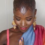 Lupita Nyong'o Instagram - When we are invited to an Indian wedding, we USE WHAT WE GOT to HONOR & CELEBRATE! #BaldieBrigade : Congratulations to the incomparable Mira Nair (@pagliji) on the opening of her musical adaptation of the beloved story #monsoonwedding (@monsoonmusical). Now playing at St. Ann's Warehouse. : 👑 Henna design using Jagua (A natural skin dye from South America) by Sabeen Marghoob (@hennabysabeen) ✂️ Baldie by Jay Johnson (@MrBarberJ) 🎨🖌️ Makeup by @nickbarose 🥻 Saree (borrowed in a pinch!) from @mishajapanwala #Wedding #HennaArt #Jagua #culturalappreciation