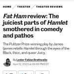 Lupita Nyong'o Instagram - I ATE UP @fathambway! And you will too. This one is for repeat viewing!!!! : So incredibly proud of my chosen blood @saheemscene on his FUN, FUNNY & FABULOUS Broadway directorial debut. : @jwijames the playwright gives us no choice but to show up and shake with laughter. : And the CAST is PRECIOUS American Airlines Theatre