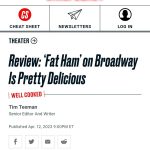 Lupita Nyong'o Instagram - I ATE UP @fathambway! And you will too. This one is for repeat viewing!!!! : So incredibly proud of my chosen blood @saheemscene on his FUN, FUNNY & FABULOUS Broadway directorial debut. : @jwijames the playwright gives us no choice but to show up and shake with laughter. : And the CAST is PRECIOUS American Airlines Theatre