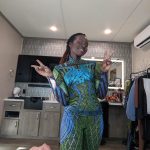 Lupita Nyong'o Instagram - Suited up for 2023! 💚💙 #BlackPanther #WakandaForever
